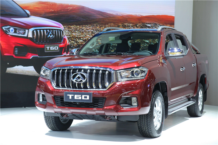 未来已在，jn体育app官方网站首款皮卡产品T60亮相广州车展，“国际范儿”引无数回眸